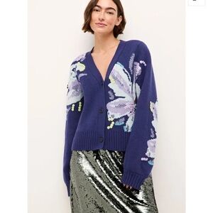 NEW MARIE OLIVER calister cardigan size M NWT